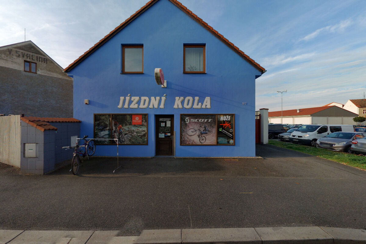 Prodejna Jízdní kola Turek - pohled zepředu